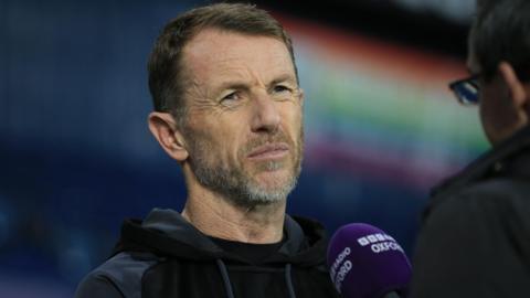 Oxford United manager Gary Rowett.