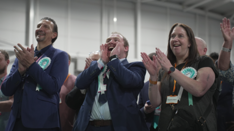 Jubilant Reform candidates applaud as they win seats at Sandwell Council 
