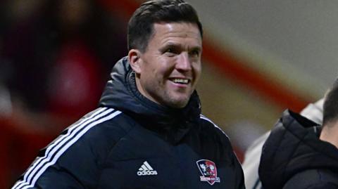 Exeter City boss Gary Caldwell