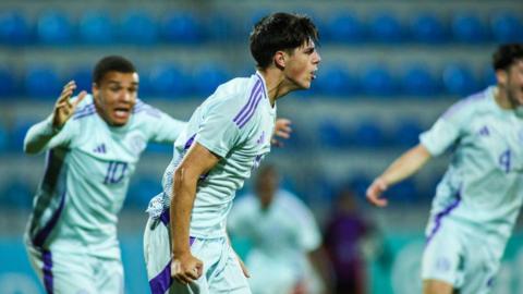 Samuel Cleall-Harding scored a late equaliser for Scotland