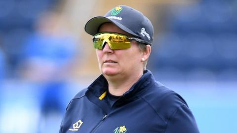 Glamorgan Women head coach Rachel Priest at a One Day Cup match