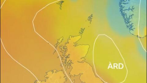 Bruthadh àrd os cionn Alba
