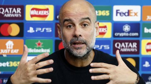 Manchester City boss Pep Guardiola