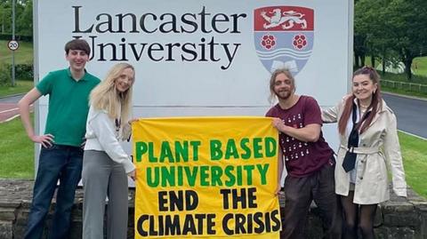 students at Lancaster University