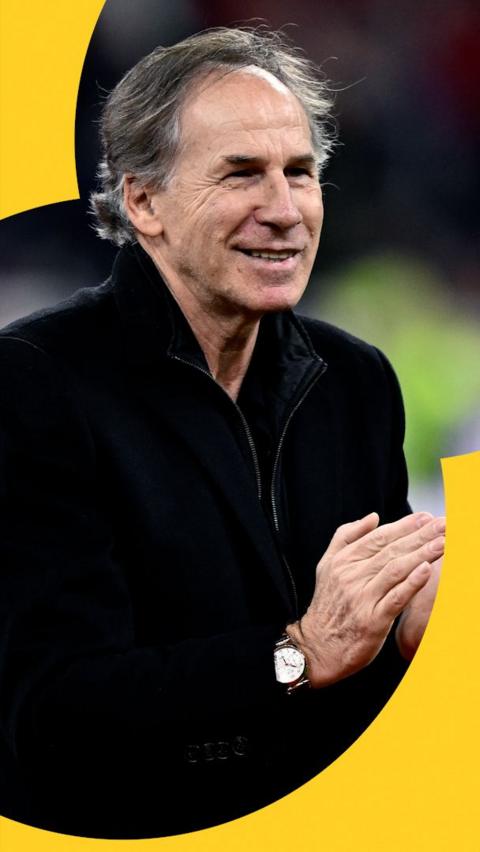 AC Milan legend Franco Baresi. He is wearing a black jumper.