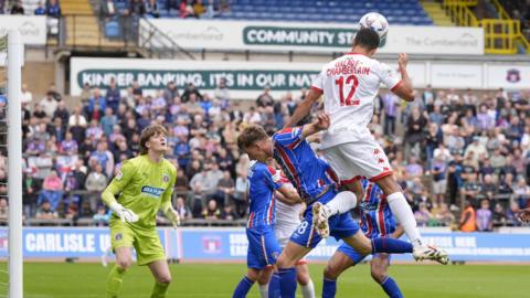 Action from Truro City at Carlisle
