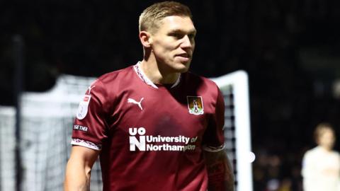 Martyn Waghorn in action for Northampton Town