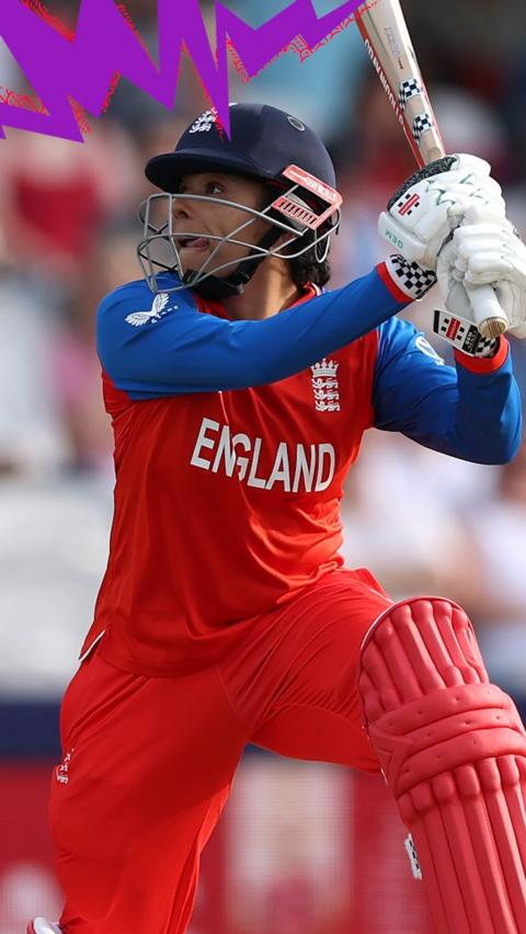 Sophia Dunkley out on 57 runs