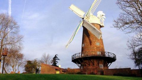 A windmill in Nottingham that is more than 200 years old
