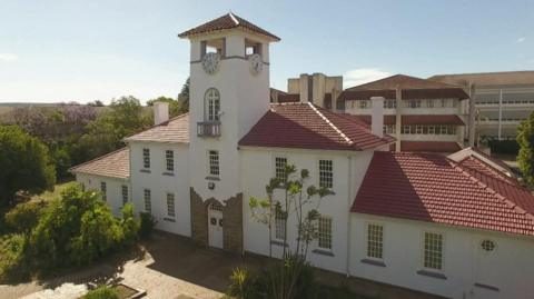 A building at the University of Fort Hare in South Africa