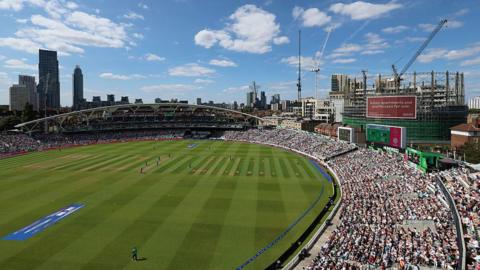 General view inside the ground during the The Hundred