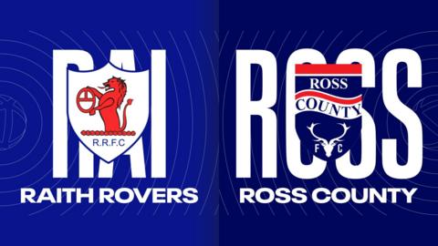 Raith Rovers and Ross County badges