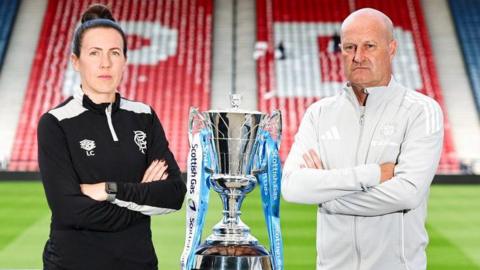 Rangers head coach Leanne Crichton and Celtic counterpart Grant Scott