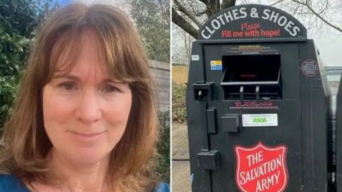 Story contributor Katie Taylor and the Charity Box 