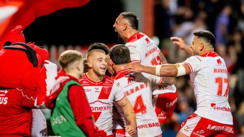 Hull KR celebrate