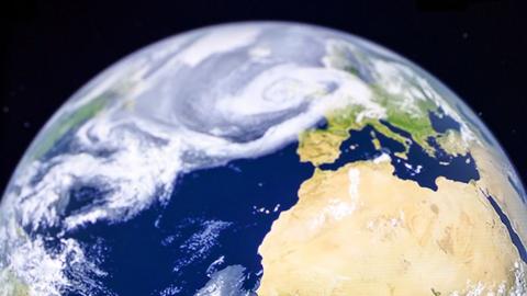 Generic view of Earth, as seen from space