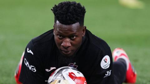 On-loan Trabzonspor goalkeeper Andre Onana