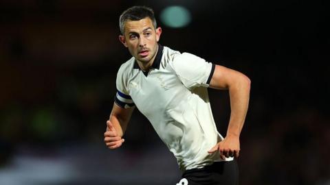 Port Vale captain Ben Garrity in action