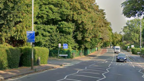 Street view of London Road, Leicester