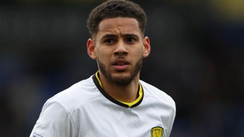Kyran Lofthouse in action for Burton