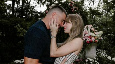 Taylor Swift and Travis Kelce