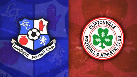 Loughgall and Cliftonville badges