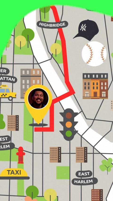 Graphics of a walk of Manhattan