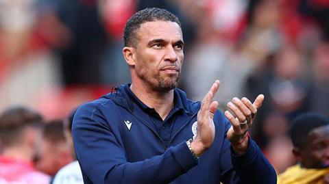 Blackburn boss Valerien Ismael applauds supporters