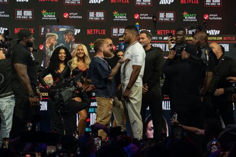 JAKE PAUL AND ANTHONY JOSHUA