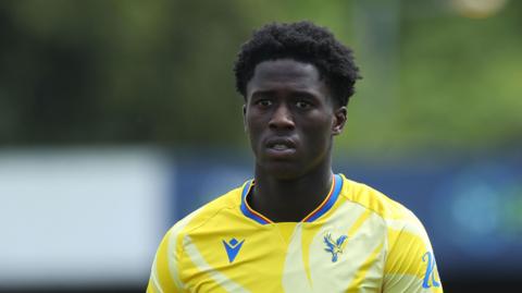 Malcolm Ebiowei playing for Crystal Palace in pre-season last year