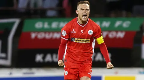 Rory Hale celebrates