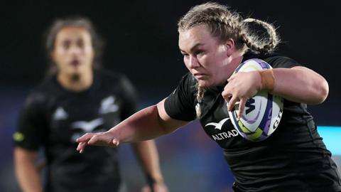Amy Rule in action for New Zealand