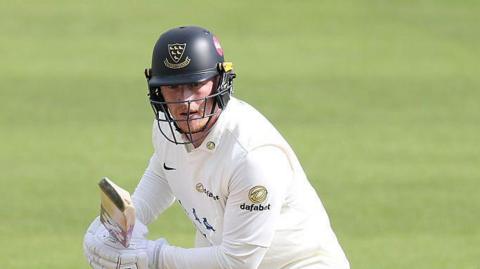 Tom Alsop batting in the County Championship for Sussex