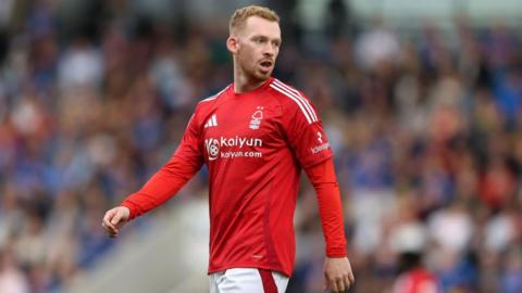 Lewis O'Brien during a pre-season friendly match