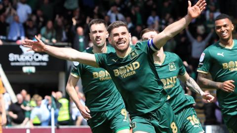 Joe Edwards celebrates