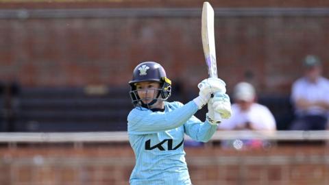 Danni Wyatt-Hodge batting