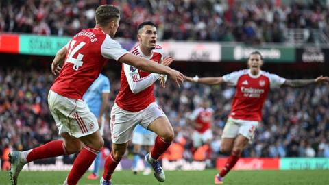 Arsenal celebrate