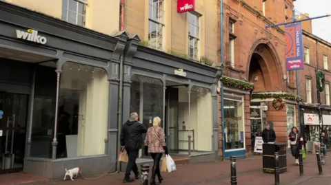 The Fisher Street entrance to the Market Hall in Carlisle
