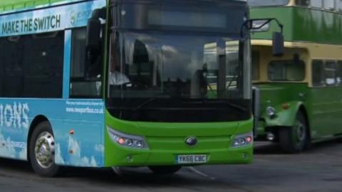 Newport's electric bus
