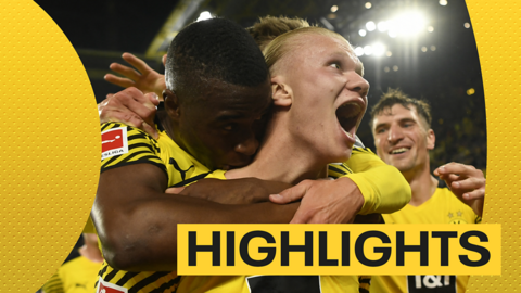 Borussia Dortmund's Erling Braut Haaland