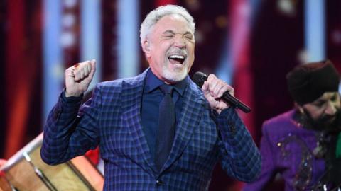 Sir Tom Jones singing