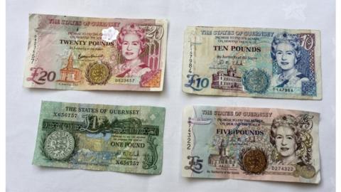 Guernsey bank notes