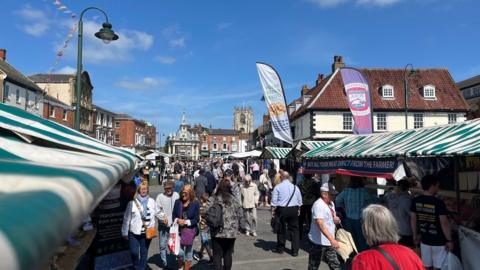 Beverley Market in East Yorkshire