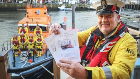Howard Fields, Coxswain of Whitby RNLI and the volunteer crew