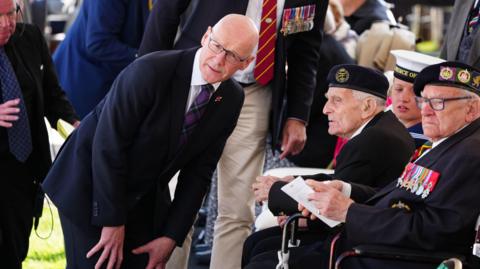 John Swinney at D-Day event in France