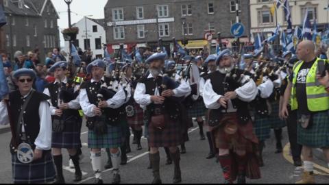 Indy rally in Oban