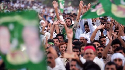 PML-N rally in Attock, Punjab on 19 July