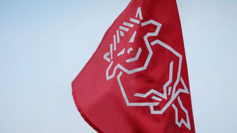Lincoln City corner flag