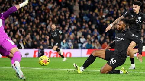 Antoine Semenyo scores for Manchester City