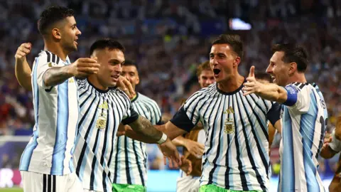 Lionel Messi of Argentina